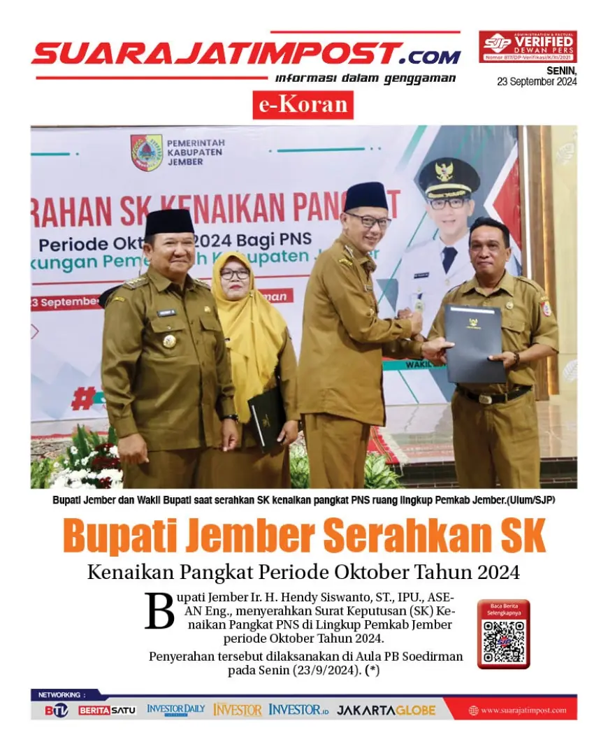 eKoran, Edisi Senin, 23 September 2024