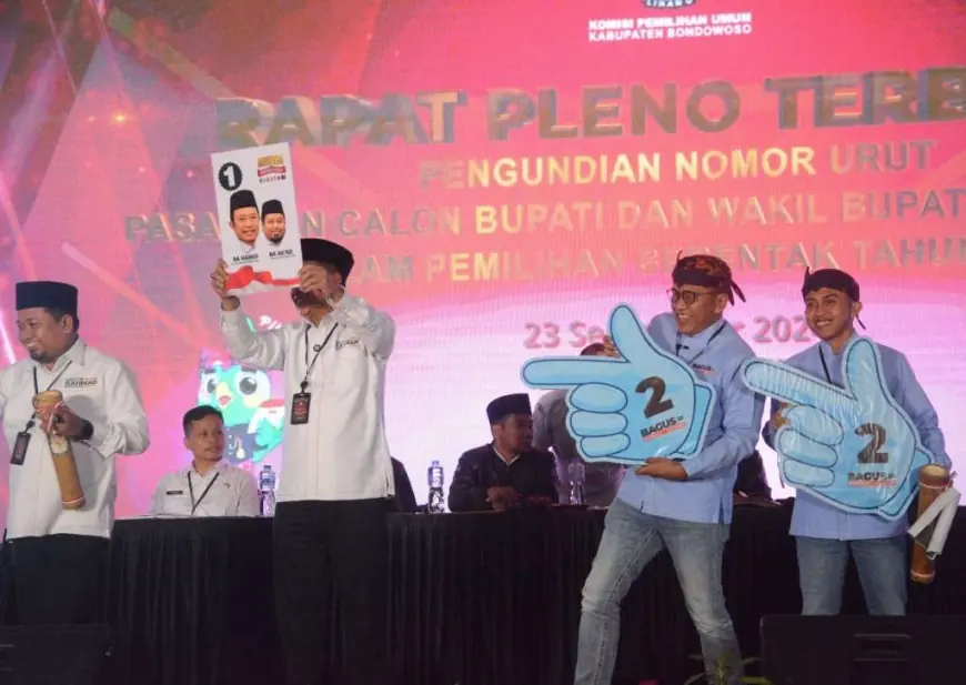 Pilkada Bondowoso, Paslon Rahmad Nomor 1 dan Bagus Nomor 2