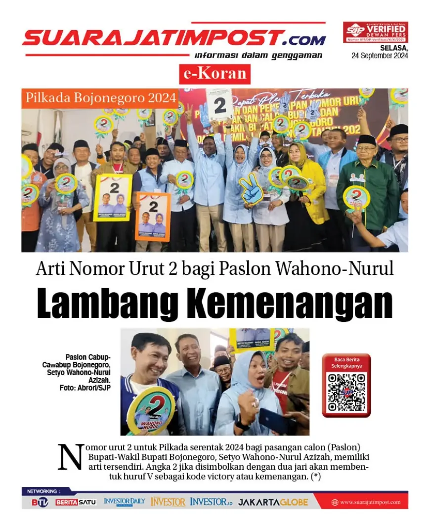 eKoran, Edisi Selasa, 24 September 2024