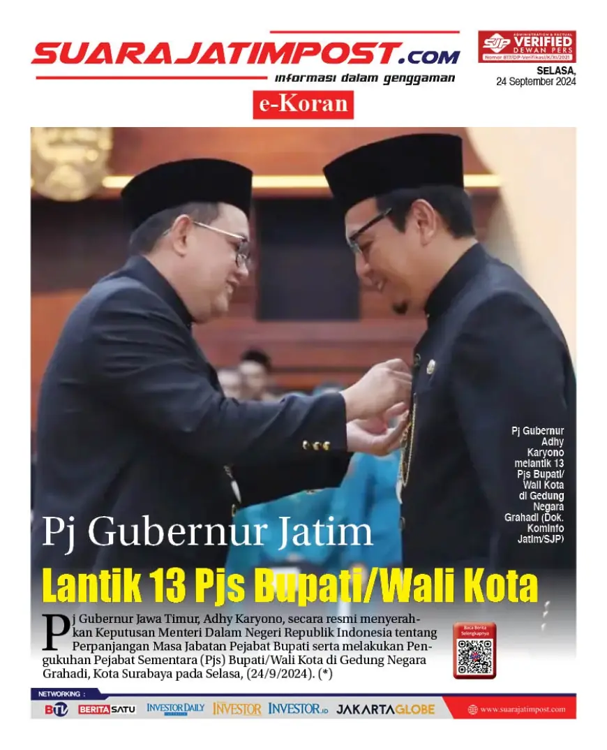 eKoran, Edisi Selasa, 24 September 2024