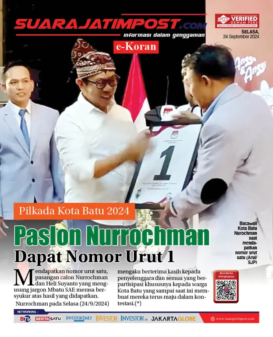 eKoran, Edisi Selasa, 24 September 2024