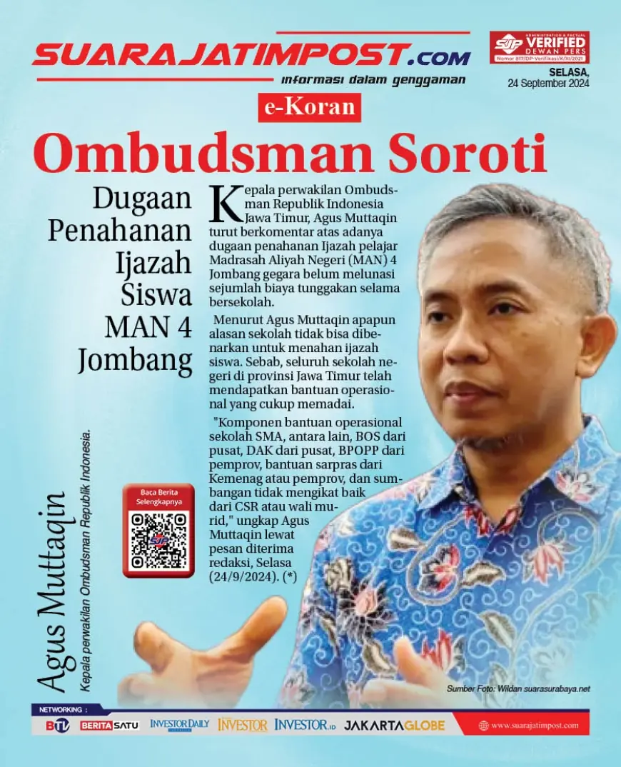 eKoran, Edisi Selasa, 24 September 2024