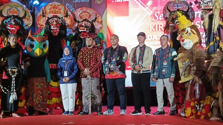 Serah Terima Maskot Pilkada 2024, Si Jalih dan Si Nara Bakal Keliling Kabupaten Kediri