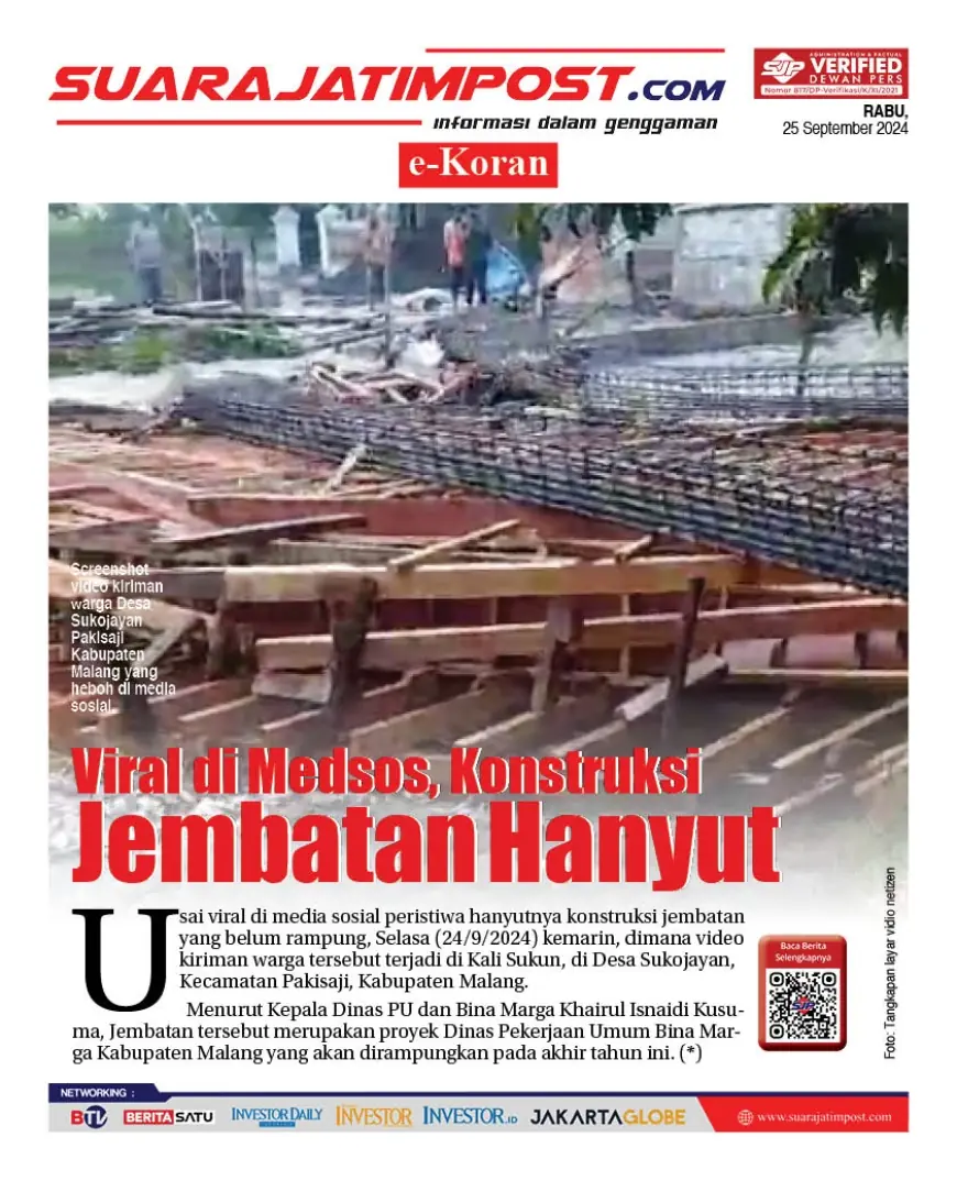 eKoran, Edisi Rabu, 25 September 2024