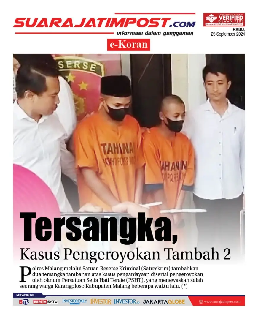 eKoran, Edisi Rabu, 25 September 2024