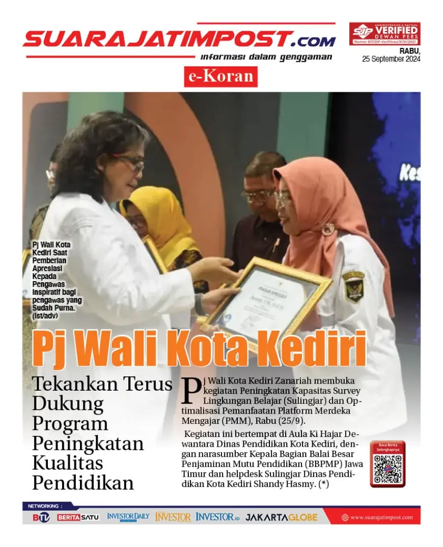 eKoran, Edisi Rabu, 25 September 2024