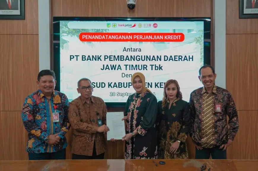 Bank Jatim Optimalkan Layanan Kesehatan Dukung Fasilitas Kredit BLUD Rp 75 Miliar ke RSUD Kabupaten Kediri