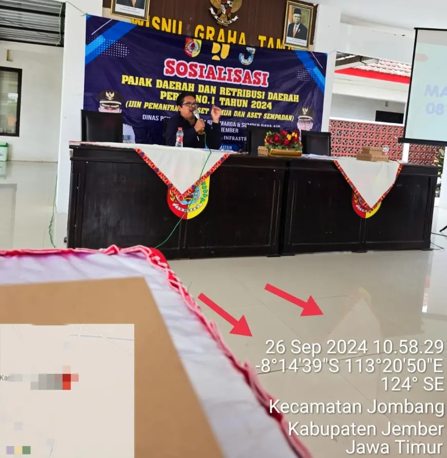 Terkait Munculnya Gambar Paslon Dalam Acara Kedinasan, Begini Penjelasan Kadis PU SDA Jember