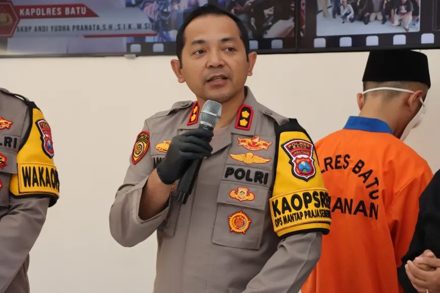 Masa Kampanye, Polres Batu Berikan Walpri Pada Bakal Calon Pilkada