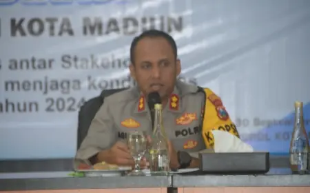 Cooling System, Kapolres Ajak Masyarakat Ciptakan Suasana Kondusif dan Sejuk di Tengah Tahapan Pilkada di Kota Madiun