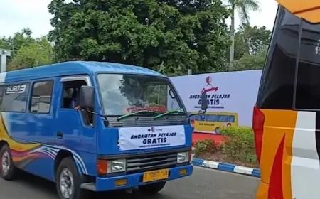 Pemkab Bojonegoro Luncurkan Angkutan Gratis Bagi Pelajar
