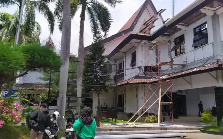 Sempat Tertunda Gegara Covid-19, Akhirnya Atap Gedung DPRD Bondowoso Direnovasi
