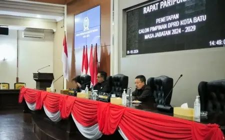 Ketua DPRD Kota Batu Disahkan, Pembentukan AKD Masih Proses