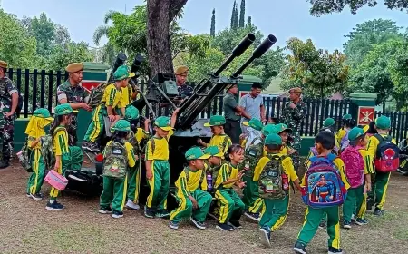 Festival Tabebuya Kota Batu Gandeng Pusdik Arhanud Pamerkan Alutsista