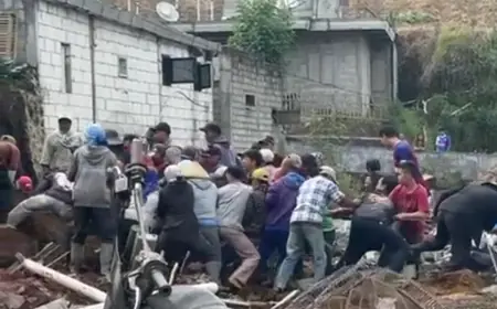 Plengsengan Sumber Brantas Timpa Orang, 2 Luka Berat 1 Meninggal Dunia