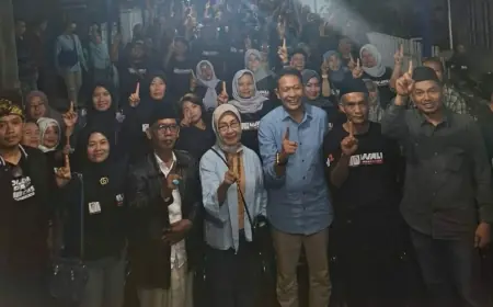 Deklarasi Dukung No 1, Paslon WALI Didukung Penuh Ratusan Relawan Blimbing