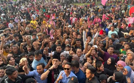 'WaLi' Hadiri Pesta Rakyat Bersama Kaesang Pangarep di Kota Malang