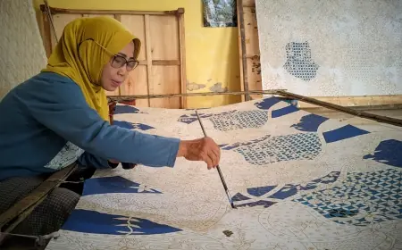 Di Tengah Gempuran Batik Impor dari China, Batik Lokal Kota Probolinggo Tetap Bertahan