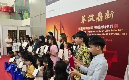 Dua Siswa Lotus Art Courses Sabet Gelar di 3rd Singapore International Art Tournament (SIAT) 2024