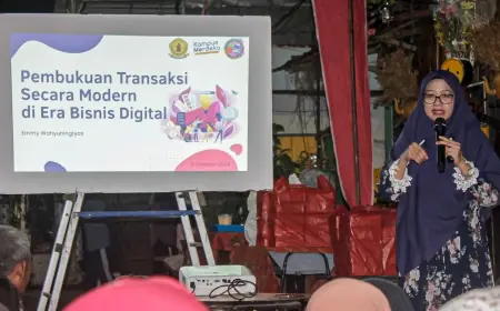 UWKS Dorong Digitalisasi UMKM Kampoeng Pintar Oase Tembok Gede, Ini Tujuannya