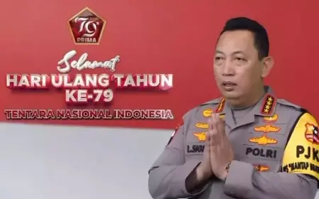 HUT Ke-79 TNI: Kapolri Tegaskan Sinergi TNI-Polri dalam Dukungan dan Kolaborasi