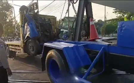 PT KAI Upayakan Proses Hukum Truk Penerobos Palang Pintu KA di Bojonegoro