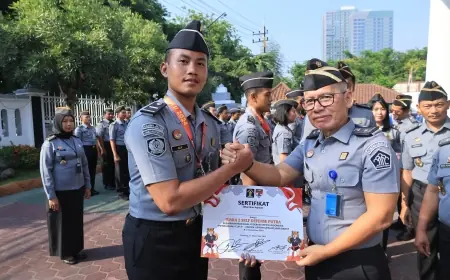 Pegawai Lapas Pasuruan Mendapat Medali Silver Kejuaraan Kempo Menkumham Cup 2024