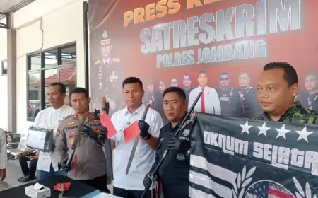 Bikin Onar, 'Gangster Bocil' di Jombang Diciduk Polisi