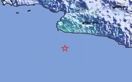 Gempa Magnitudo 4.9 Guncang Sukabumi, BMKG Sebut Nihil Laporan Kerusakan