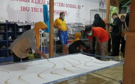 Batik Ciprat Karangpatihan, Kreativitas Tunagrahita yang Menginspirasi Indonesia
