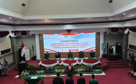 Tiga Orang Pimpinan DPRD Kota Pasuruan Resmi Dilantik
