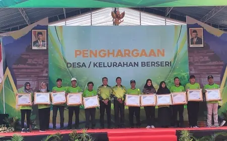 Pemkot Kediri Borong Penghargaan Kelurahan BERSERI dari Pemprov Jawa Timur