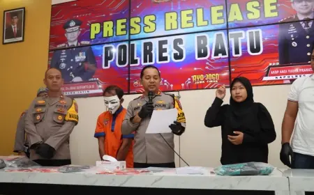 Pelaku Penembakan di  Kelurahan Temas, Kota Batu Berhasil Dibekuk