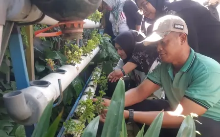 Jadi Rujukan: Penggiat Lingkungan dari Kabupaten Kediri Lakukan Studi Lapangan ke Kampoeng Oase Ondomohen Surabaya