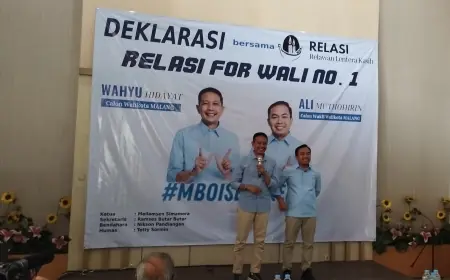 Wahyu-Ali (WaLi) Siap Rangkul Semua Etnis dan Golongan di Kota Malang