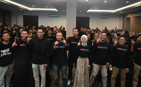 Giliran Entrepreneur Muda Dukung Vinanda-Gus Qowim di Pilwali Kota Kediri