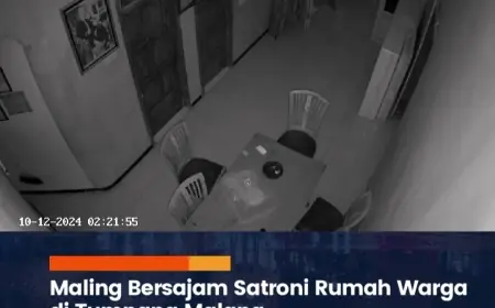 Pencuri Bertopeng di Malang Terus Diburu Polisi meski Korban Enggan Melapor