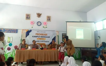 Polisi Nganjuk Blusukan ke Sekolah Sosialisasi Anti Bulliying