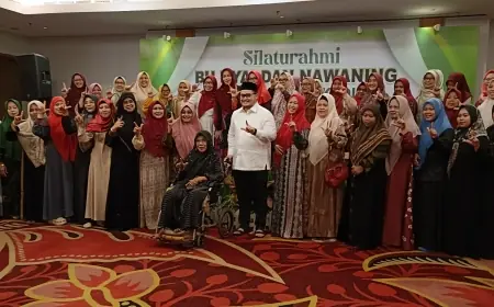 Mas Dhito dapat Dukungan dari Bu Nyai dan Nawaning se-Kabupaten Kediri