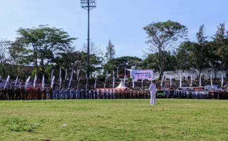 Peringatan HUT ke 23 Kota Batu, Pj Wali Kota Ingatkan Keberlangsungan Penguatan SDM