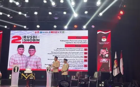 Mas Rusdi Soroti IPM Kabupaten Pasuruan dalam Acara Debat Semalam