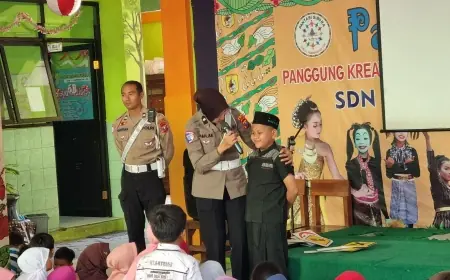 Satlantas Polres Madiun Kota Sosialisasikan Operasi Zebra Semeru 2024 ke Siswa SD