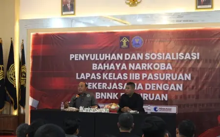 Lapas Kota Pasuruan Gandeng BNNK untuk Berantas Narkoba