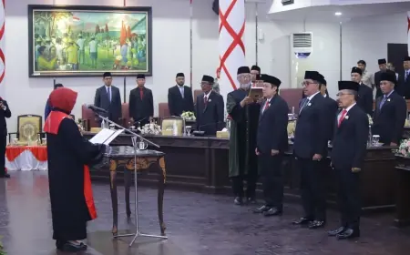 Pimpinan DPRD Kota Batu Dilantik, Siap Jalankan Fungsi Kontrol Pemerintah