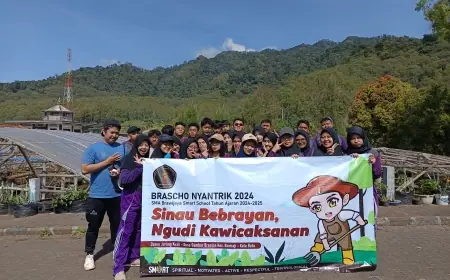 Kembangkan Karakter Siswa, SMA BSS Sukses Helat Brascho Nyantrik 2024