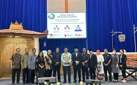 Deklarasi Pilkada Batu Damai, Hanya Paslon NH yang Hadiri Undangan BKSG dengan Formasi Lengkap