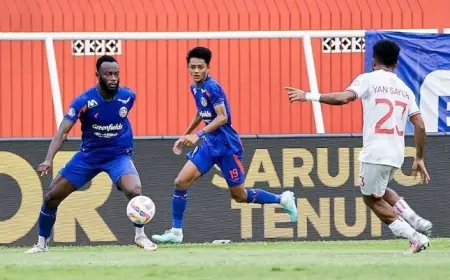 Arema FC Raih Kemenangan Gemilang 3-1 atas Malut United di BRI Liga 1