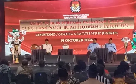 Debat Perdana Pilbup Jombang, Kedua Paslon Adu Visi Misi