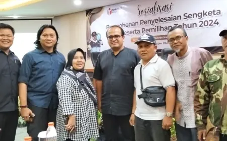 Tim Hukum Paslon AbaDi Hadiri Sosialisasi Penyelesaian Sengketa Pemilu oleh Bawaslu Kota Malang