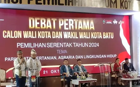 KPU Kota Batu Hadirkan 5 Panelis dari 3 Kampus Besar dalam Debat Publik Perdana